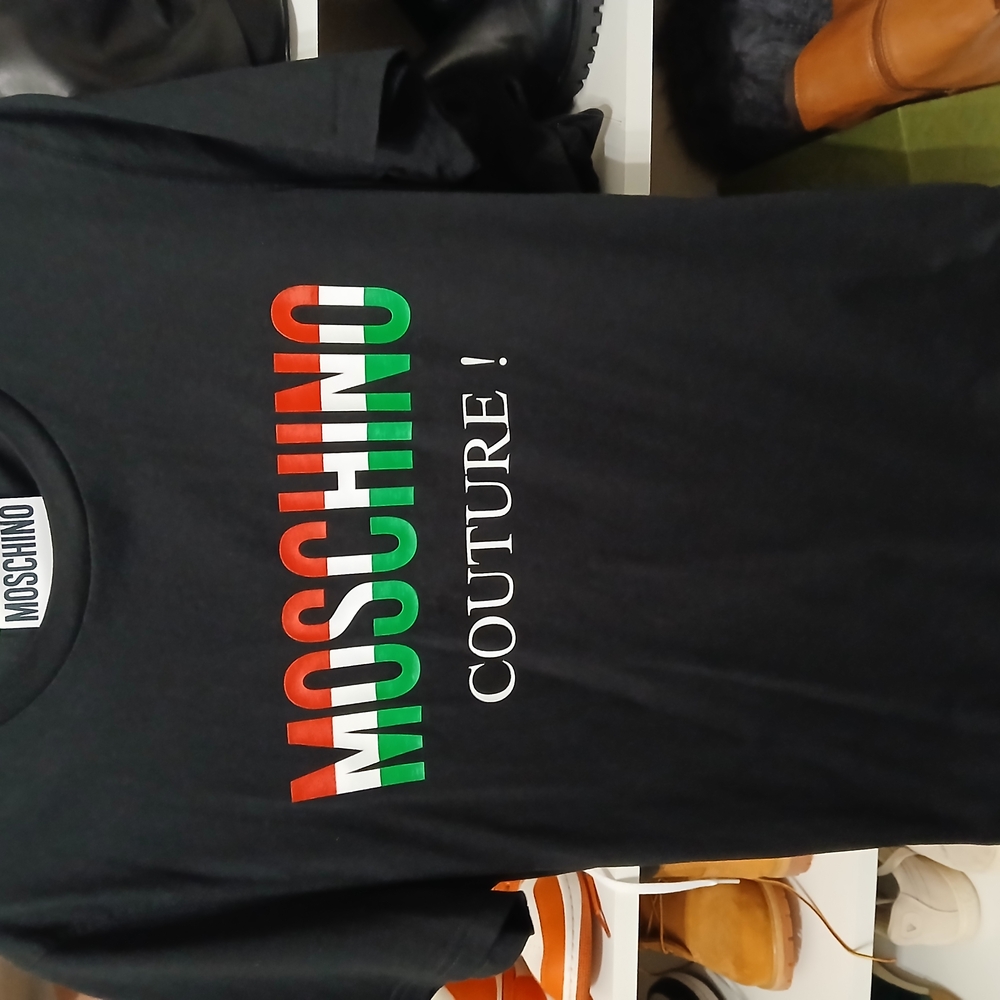 Moschino Black Graphic T-Shirt